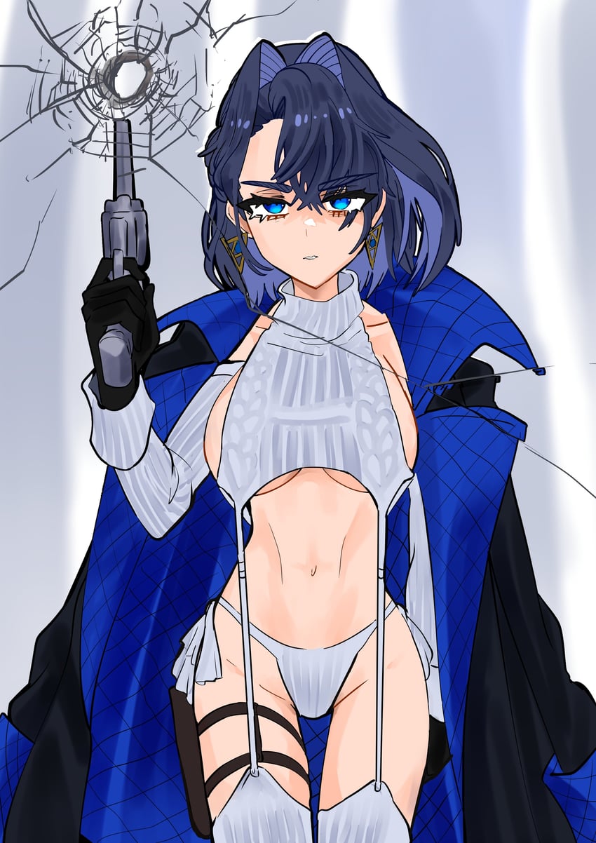 ouro kronii (hololive and 1 more) drawn by daaku_(koizumi_arata)