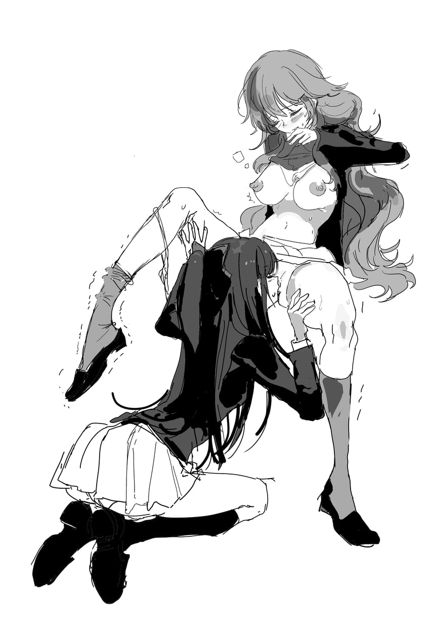osaka shizuku and konoe kanata (love live! and 1 more) drawn by bananahaemeog
