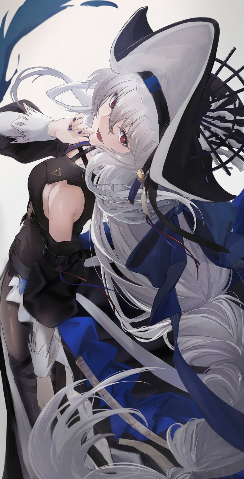 specter and specter the unchained (arknights) drawn by konota_ko