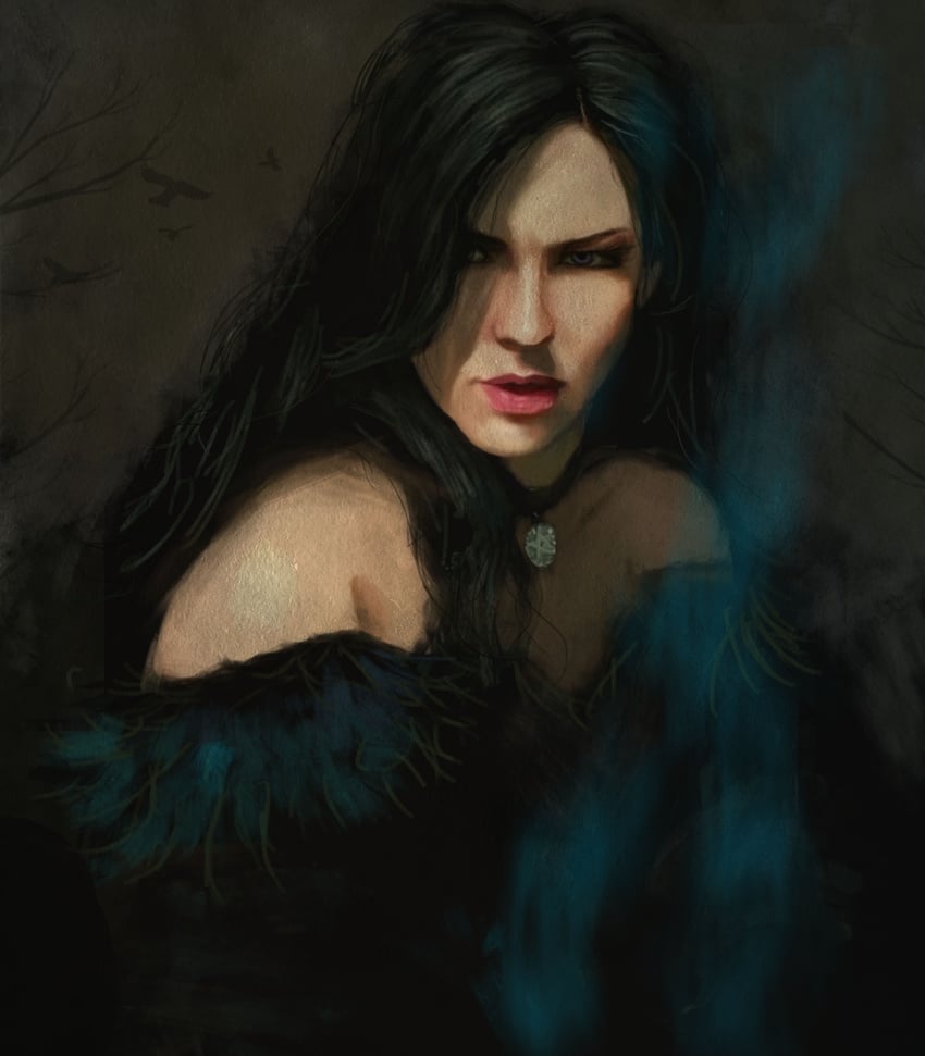 yennefer of vengerberg (the witcher and 1 more) drawn by nick_rubio