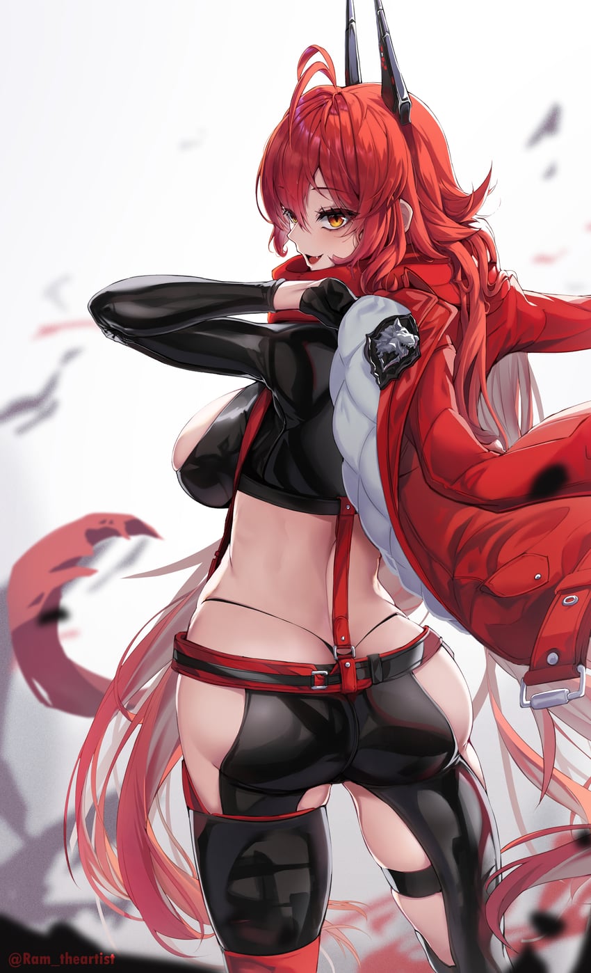red hood (goddess of victory: nikke) drawn by rpg_(ram)