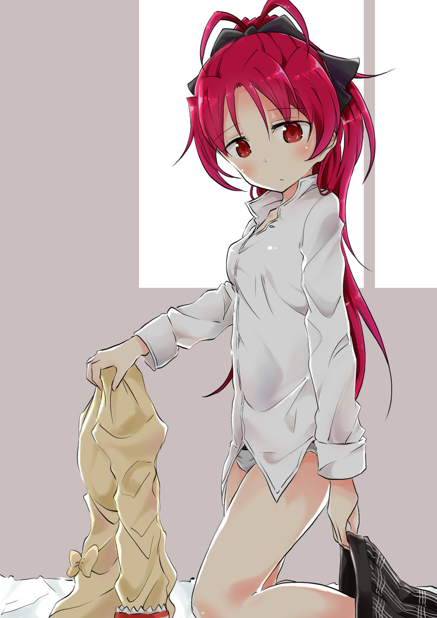 sakura kyoko (mahou shoujo madoka magica) drawn by nagatani_(nagata2)