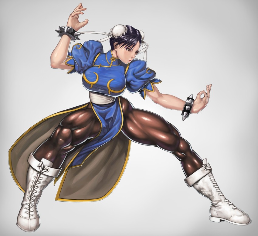 chun-li (street fighter) drawn by shinonome_(game_hakkutsu_tai)