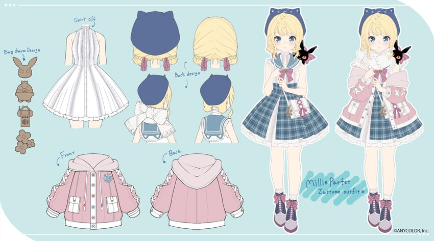 millie parfait and lucie (nijisanji and 1 more) drawn by fujimi_nanna