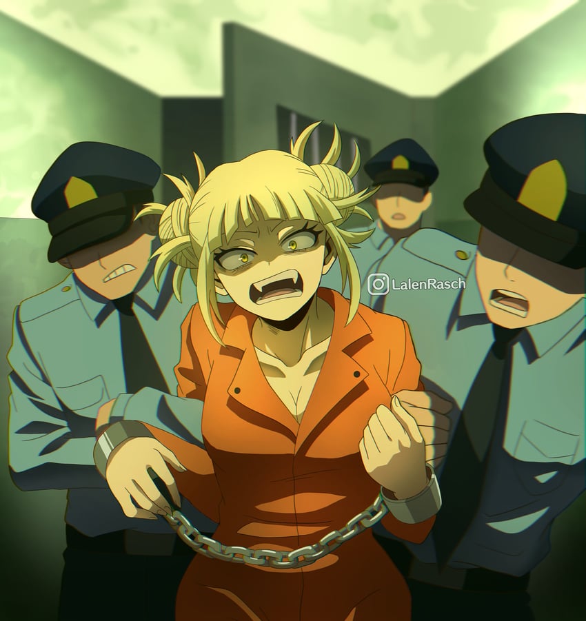 toga himiko (boku no hero academia and 1 more) drawn by lalenrasch