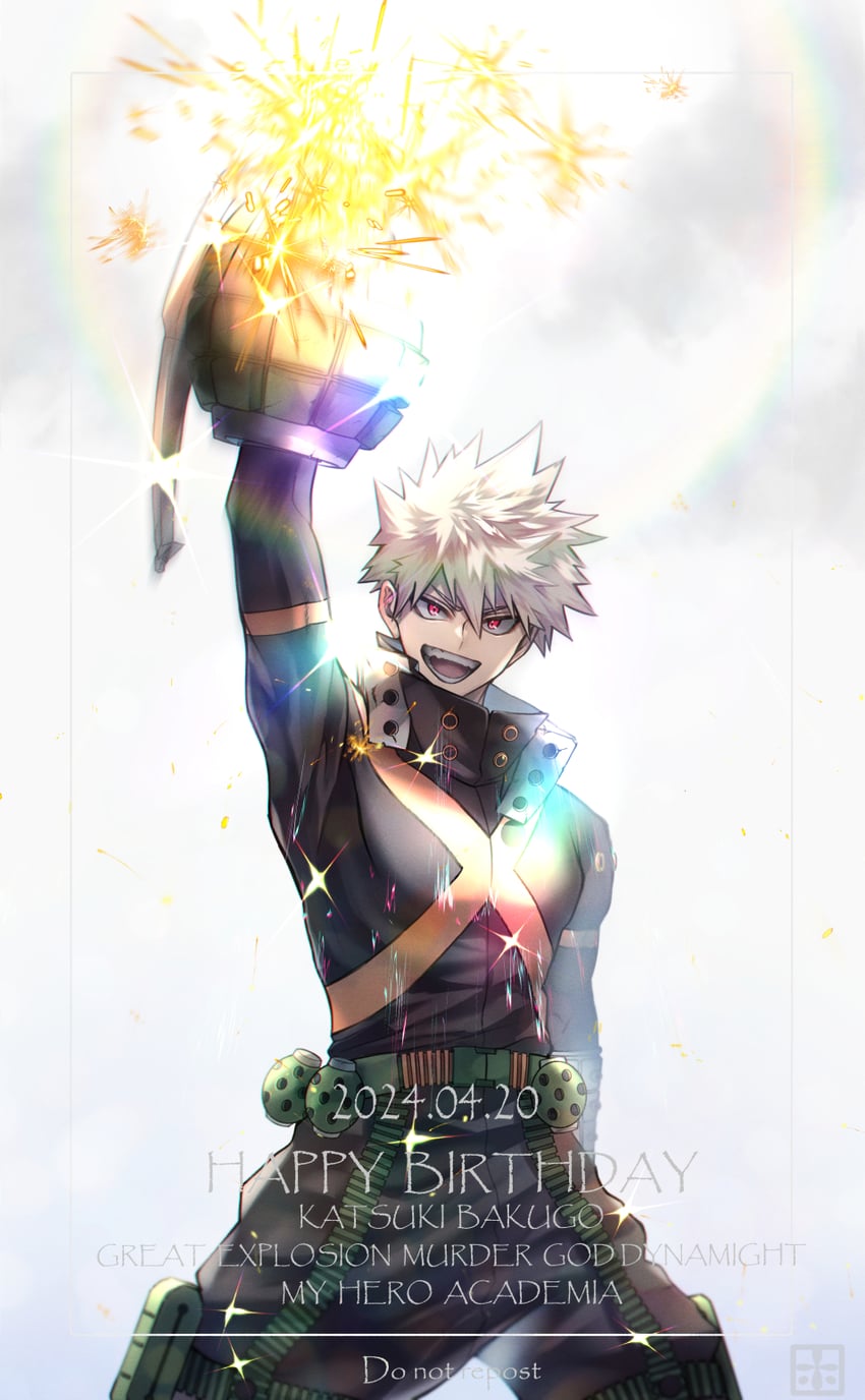 bakugou katsuki (boku no hero academia) drawn by ho_(dotto615)