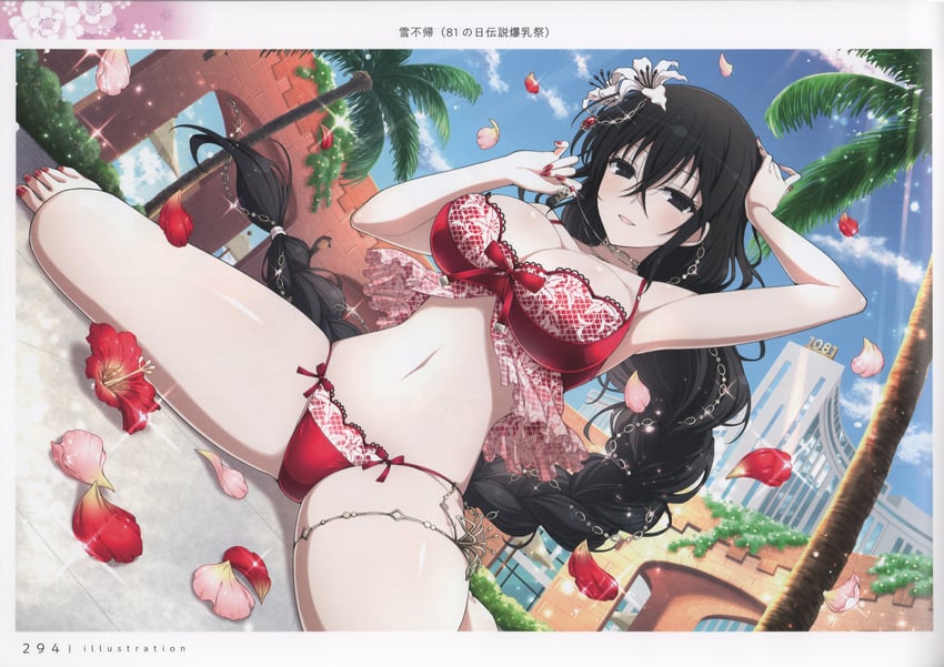fubuki (senran kagura and 1 more) drawn by yaegashi_nan