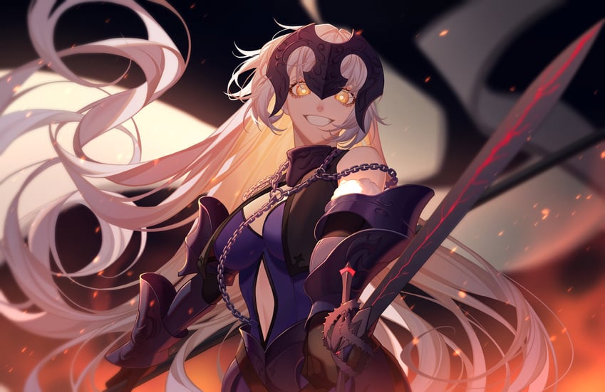 jeanne d'arc alter (fate and 1 more) drawn by erchongbaojun
