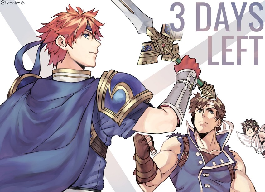 pit, roy, and richter belmont (fire emblem and 6 more) drawn by tomentomob