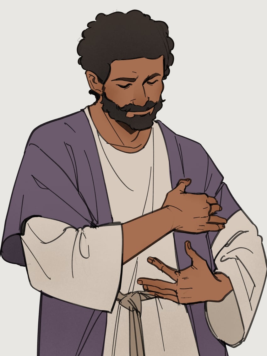 jesus (the bible and 1 more) drawn by wolfythewitch