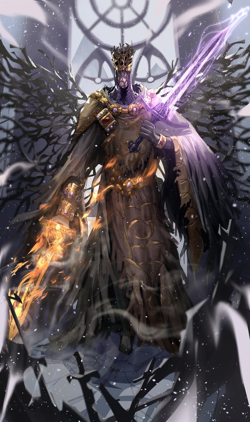 pontiff sulyvahn (dark souls and 1 more) drawn by koiking_(liyuw099)