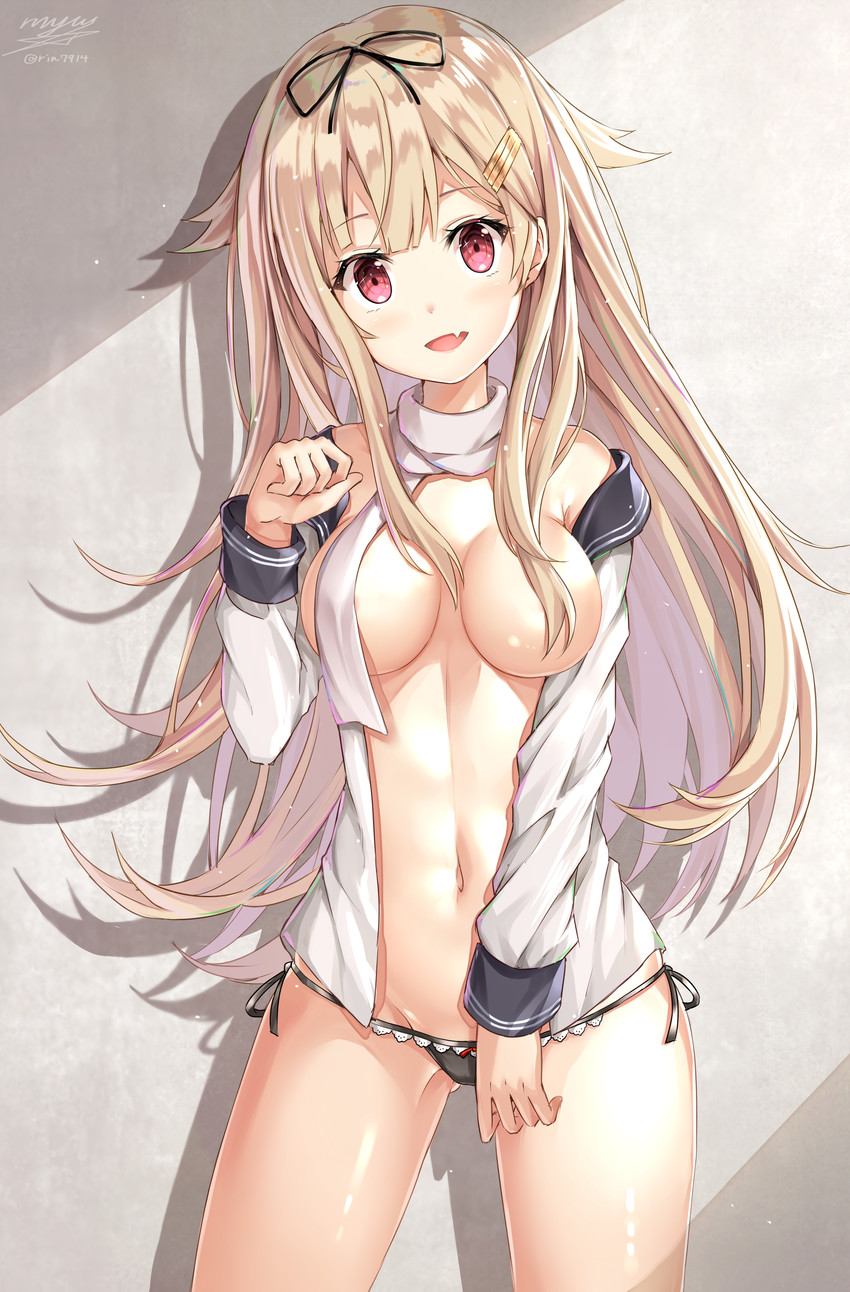 yuudachi and yuudachi kai ni (kantai collection) drawn by rin_yuu