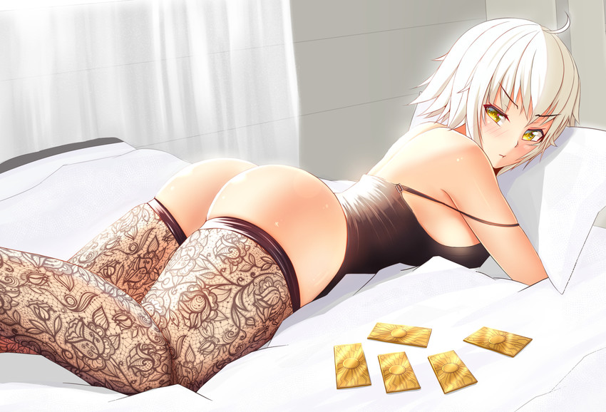 jeanne d'arc alter and mandy kay (fate and 1 more) drawn by nekoda_(maoda)
