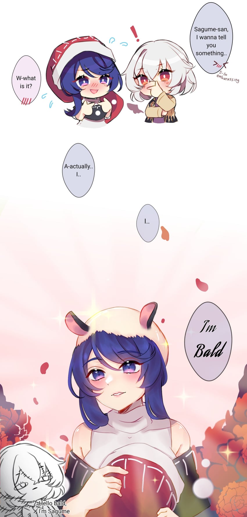 kishin sagume and doremy sweet (touhou) drawn by sakikagami