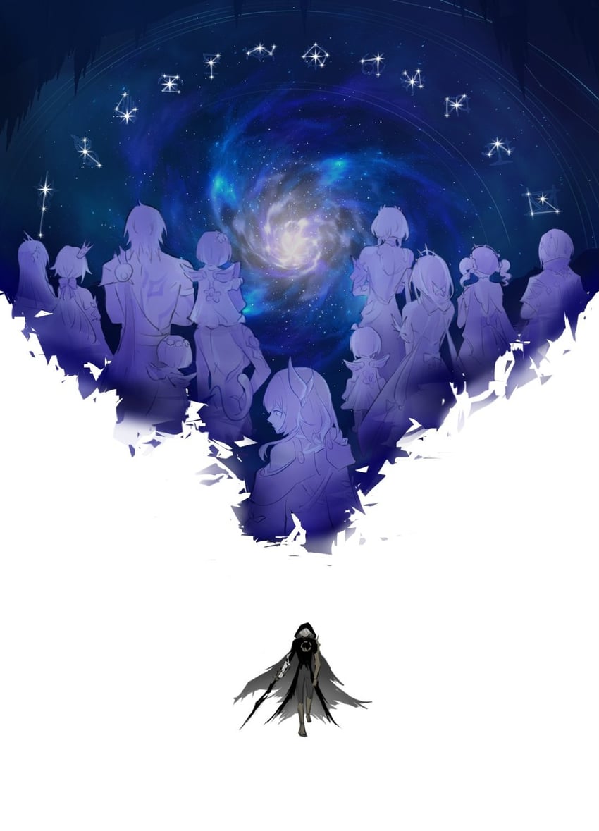 phainon, castorice, mydei, aglaea, anaxa, and 9 more (honkai and 1 more) drawn by phdeii