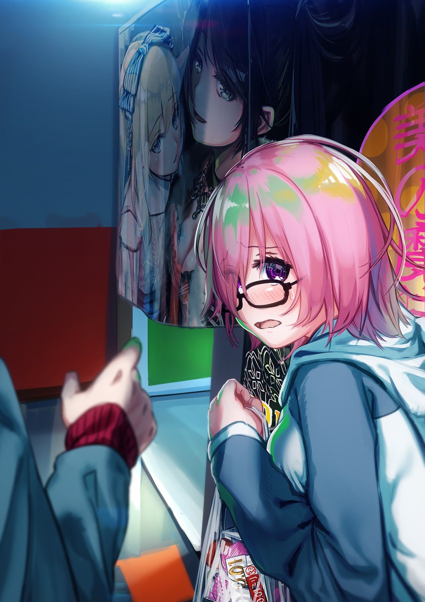 mash kyrielight (fate and 1 more) drawn by harutoshi
