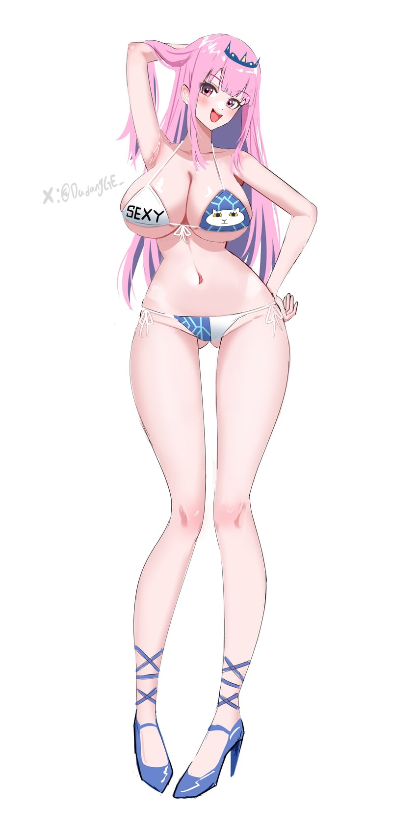 mori calliope (hololive and 1 more) drawn by dadangge