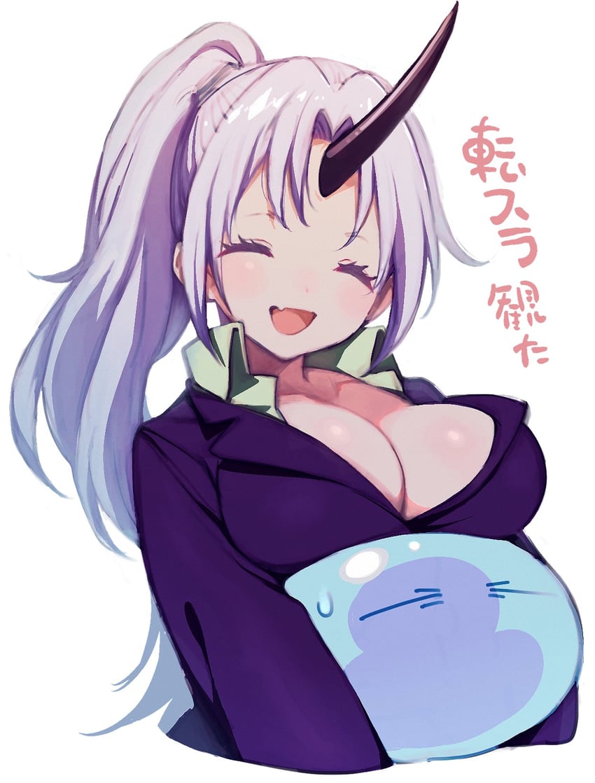 rimuru tempest and shion (tensei shitara slime datta ken) drawn by nosir_onadat