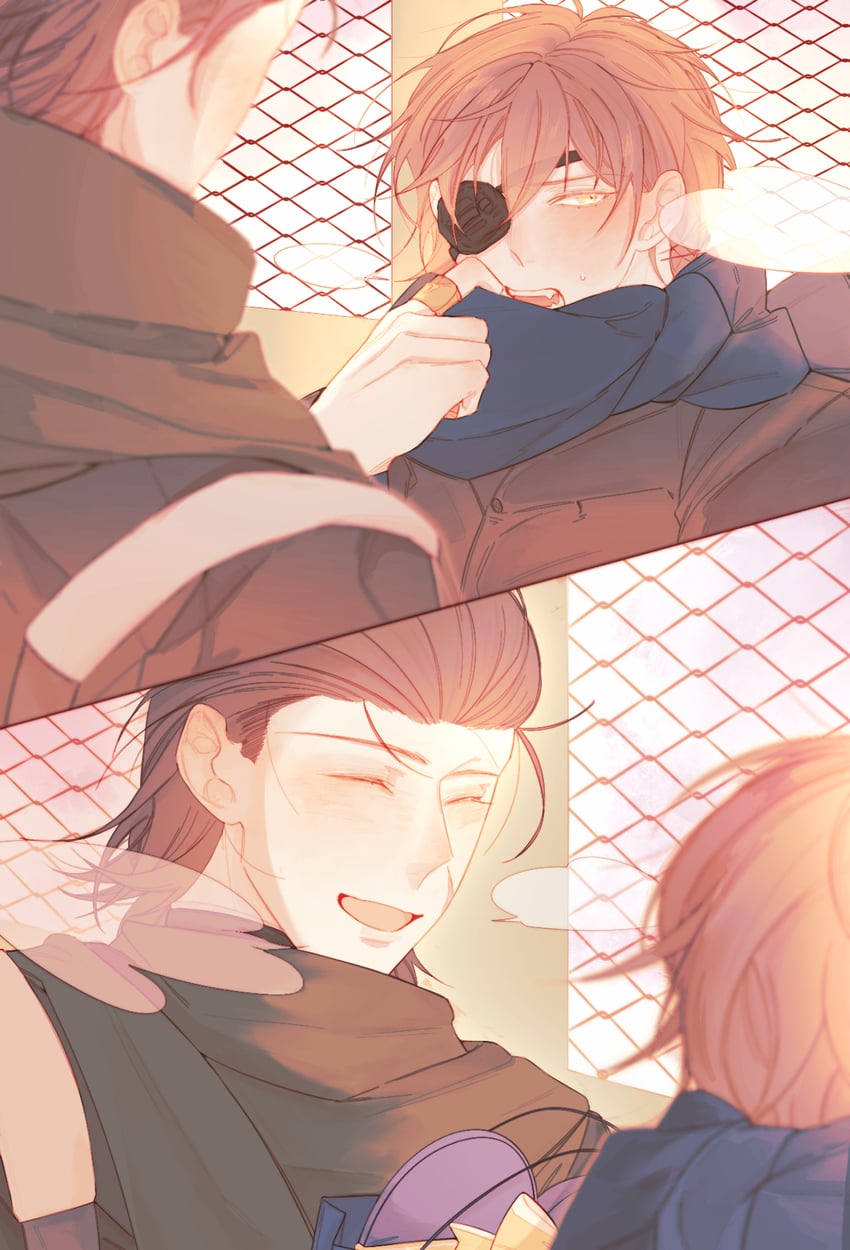 date masamune and katakura kojuurou (sengoku basara) drawn by hikatwinkle