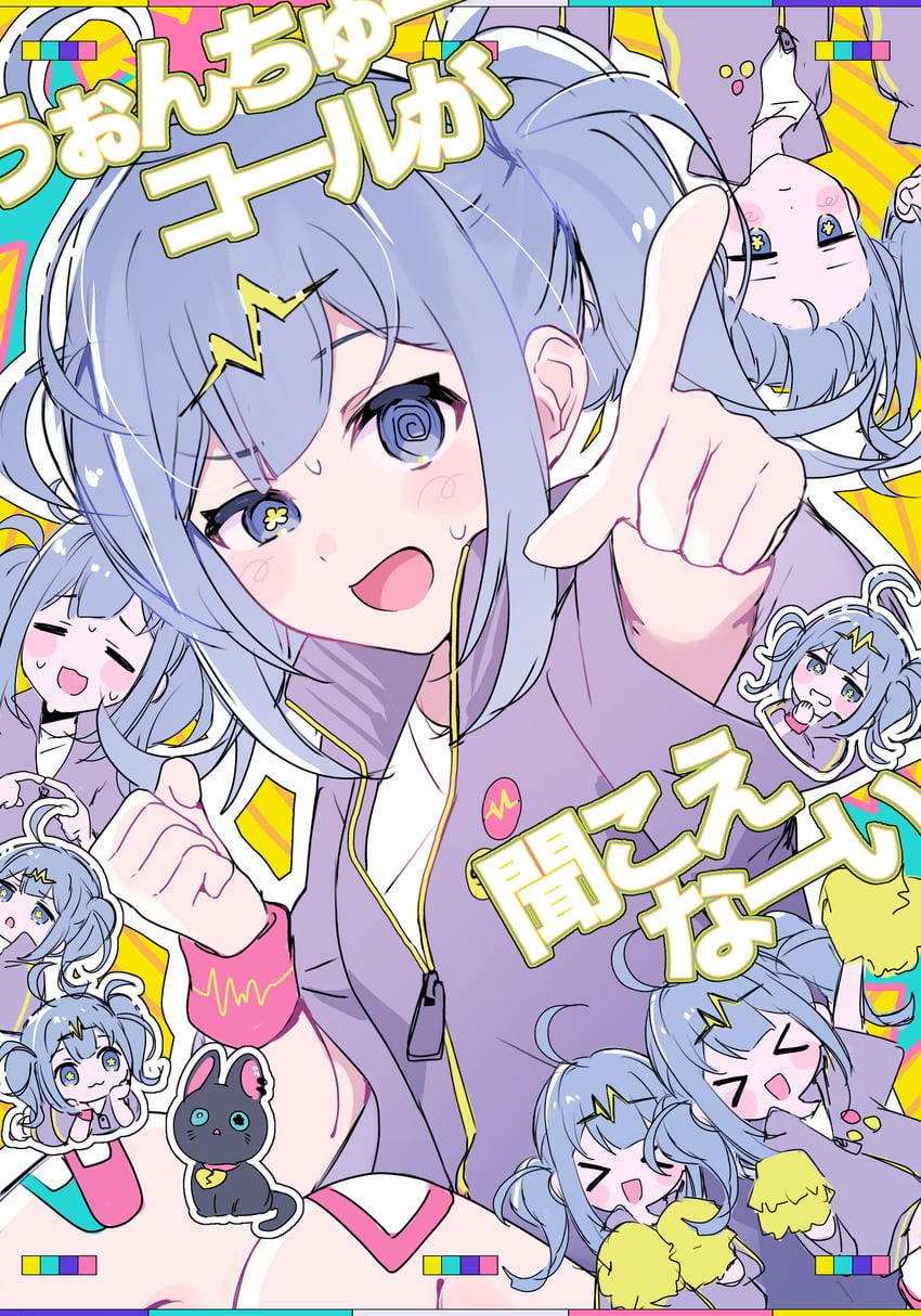 hatsune miku and neenya (vocaloid and 1 more) drawn by kurobikari