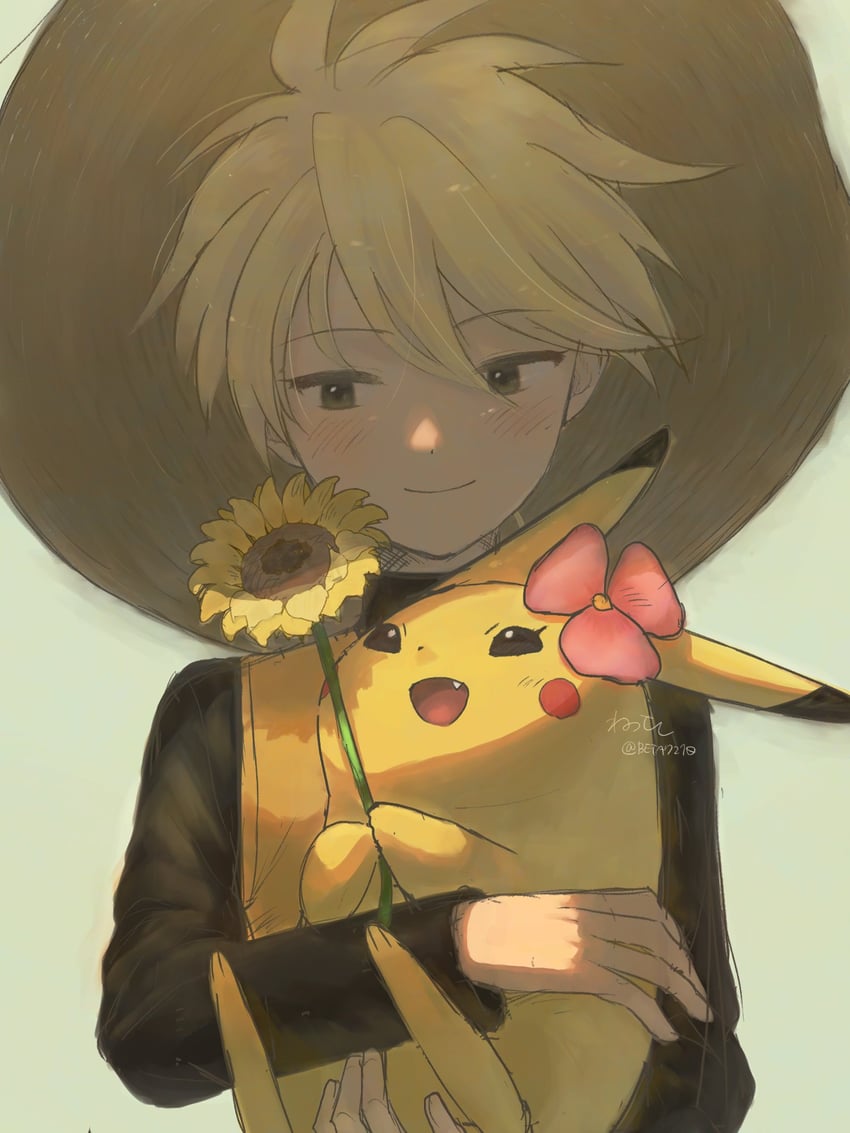 pikachu, yellow, and chuchu (pokemon and 1 more) drawn by syoshinsya7