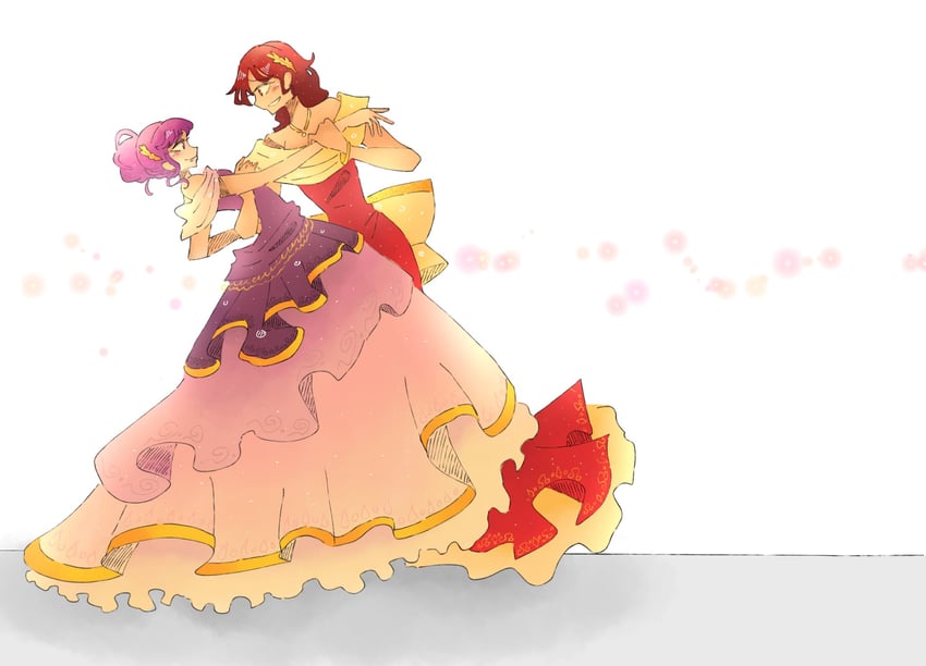 kotozume yukari and kenjou akira (precure and 1 more)