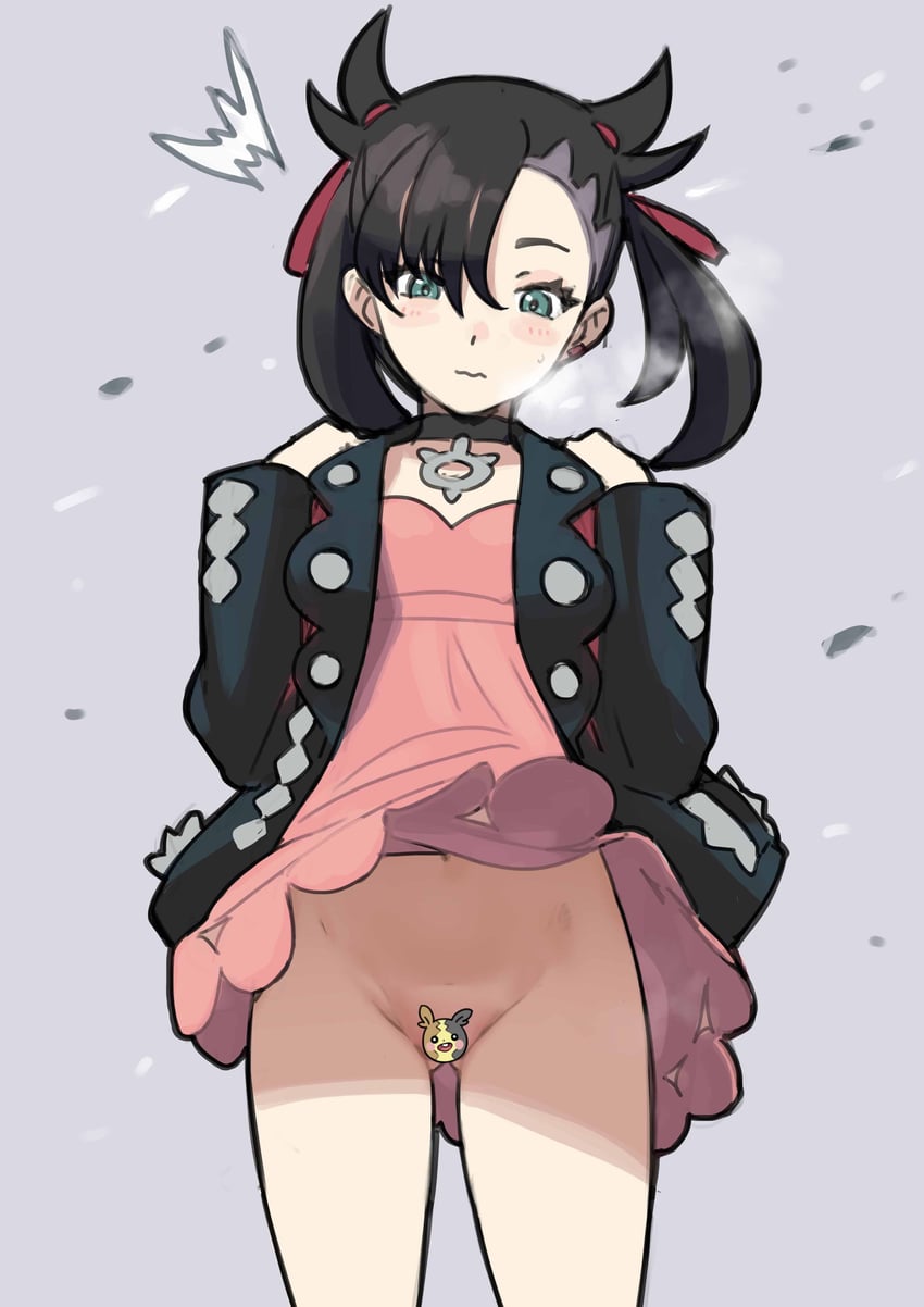 marnie and morpeko (pokemon and 1 more) drawn by ogre_(illustogre)