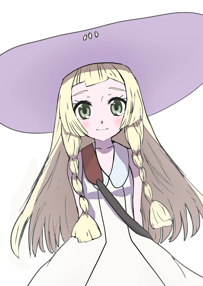 lillie (pokemon and 1 more) drawn by runachikku
