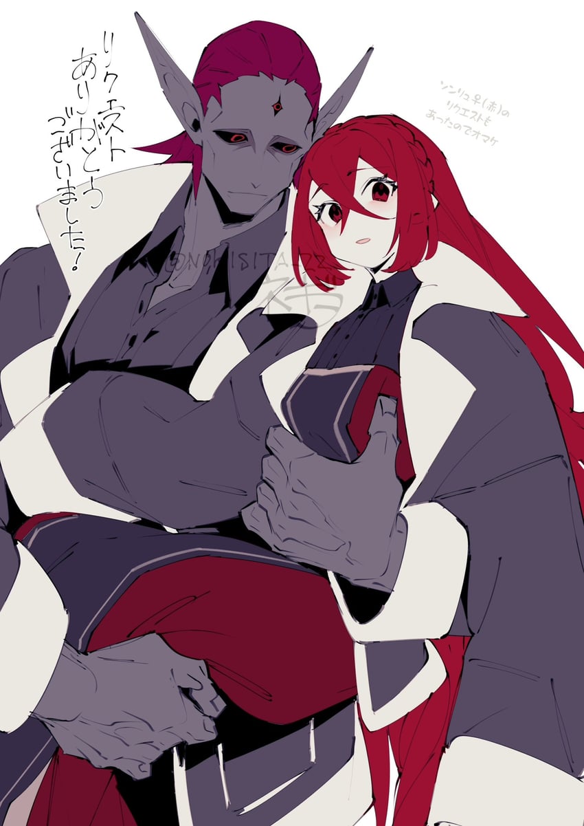 female alear and sombron (fire emblem and 1 more) drawn by negiwo