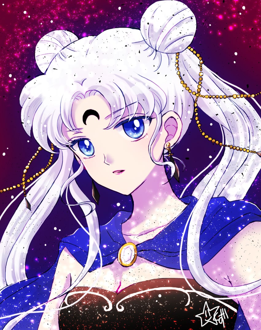 tsukino usagi (bishoujo senshi sailor moon and 1 more) drawn by hoshikuzu_(milkyway792)