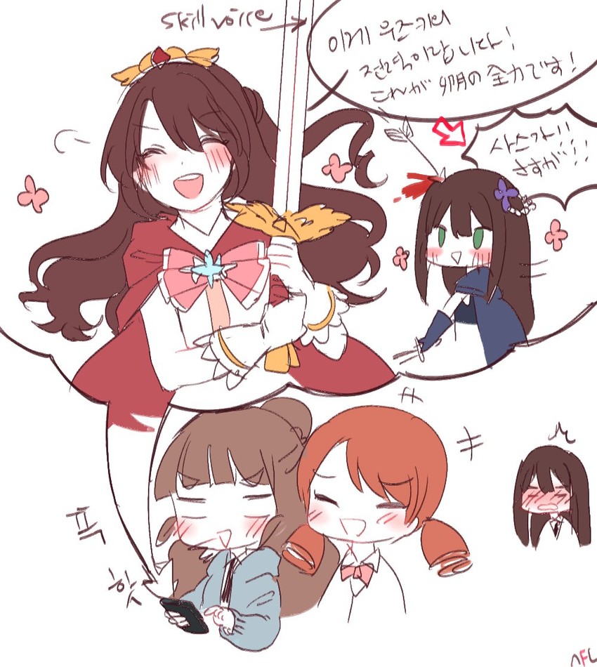 shibuya rin, shimamura uzuki, hojo karen, and kamiya nao (idolmaster and 2 more) drawn by shan