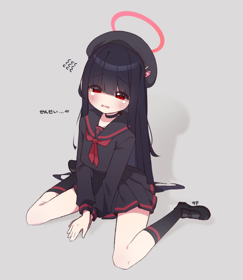 justice task force member (blue archive) drawn by lattes2