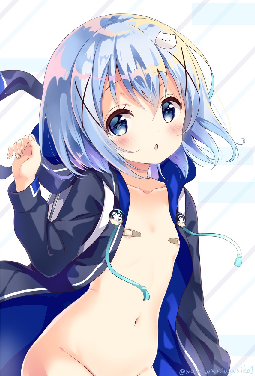 kafuu chino and tippy (gochuumon wa usagi desu ka? and 1 more) drawn by neki_(wakiko)