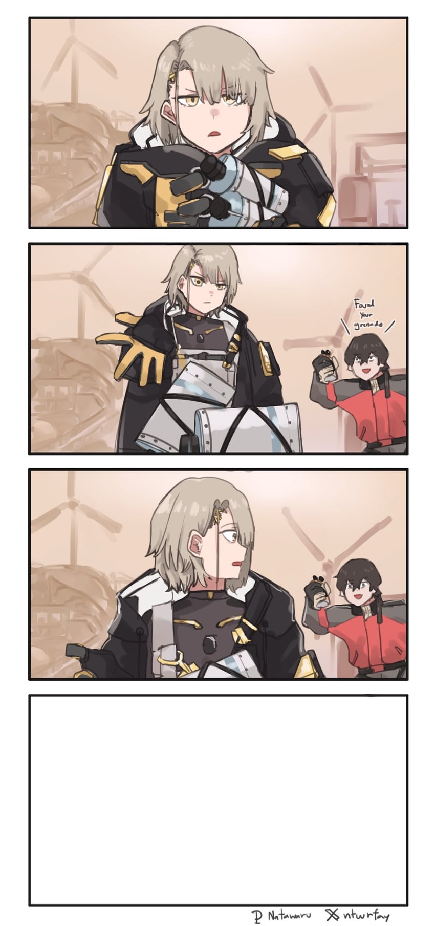 commander and vector (girls' frontline and 1 more) drawn by natawaru