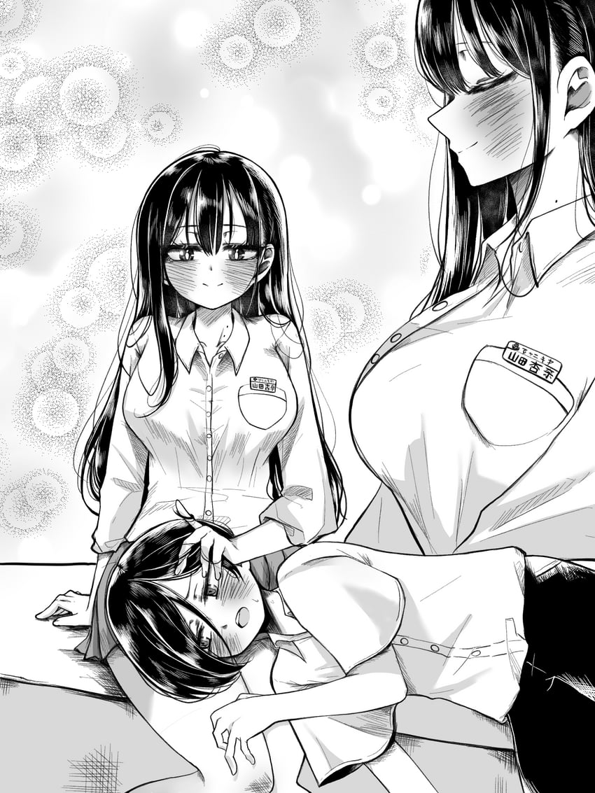 yamada anna and ichikawa kyoutarou (boku no kokoro no yabai yatsu) drawn by ao_tanuki