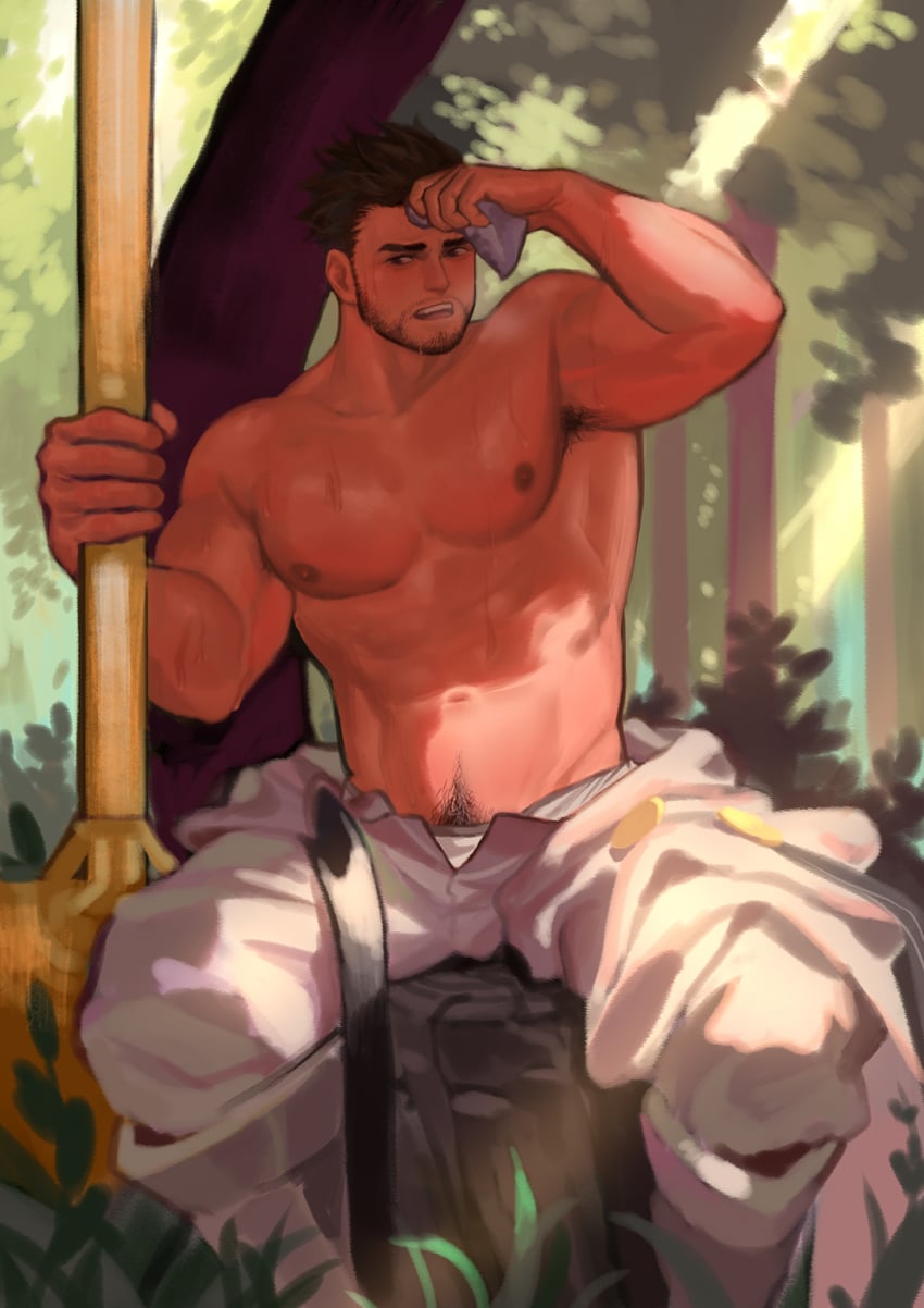 male priest and monk (dungeon and fighter) drawn by baimeme