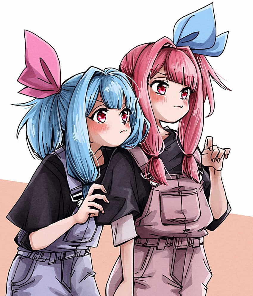 kotonoha akane and kotonoha aoi (voiceroid) drawn by natsu_tuna