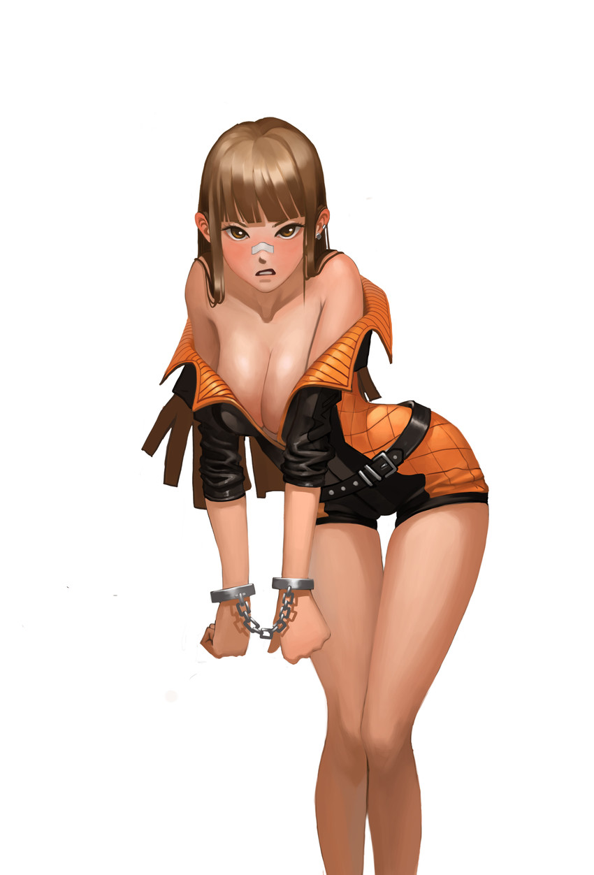 female fighter and female brawler (dungeon and fighter) drawn by midfinger
