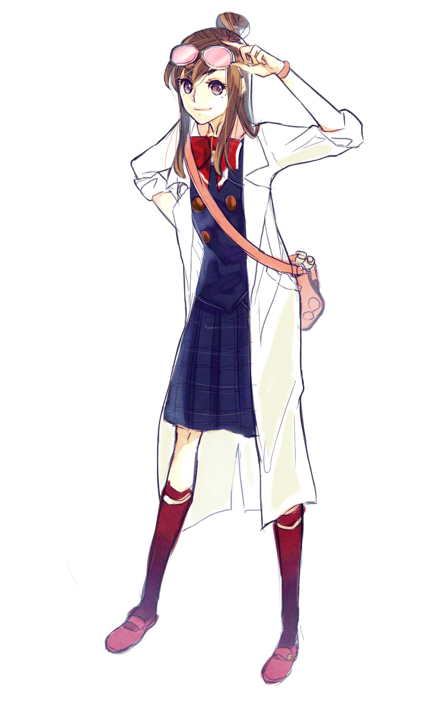 ema skye (ace attorney and 1 more) drawn by vient