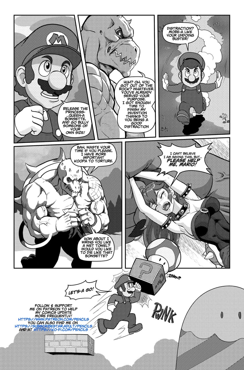 mario, bowsette, and jugem (mario and 1 more) drawn by tony_kuusisto