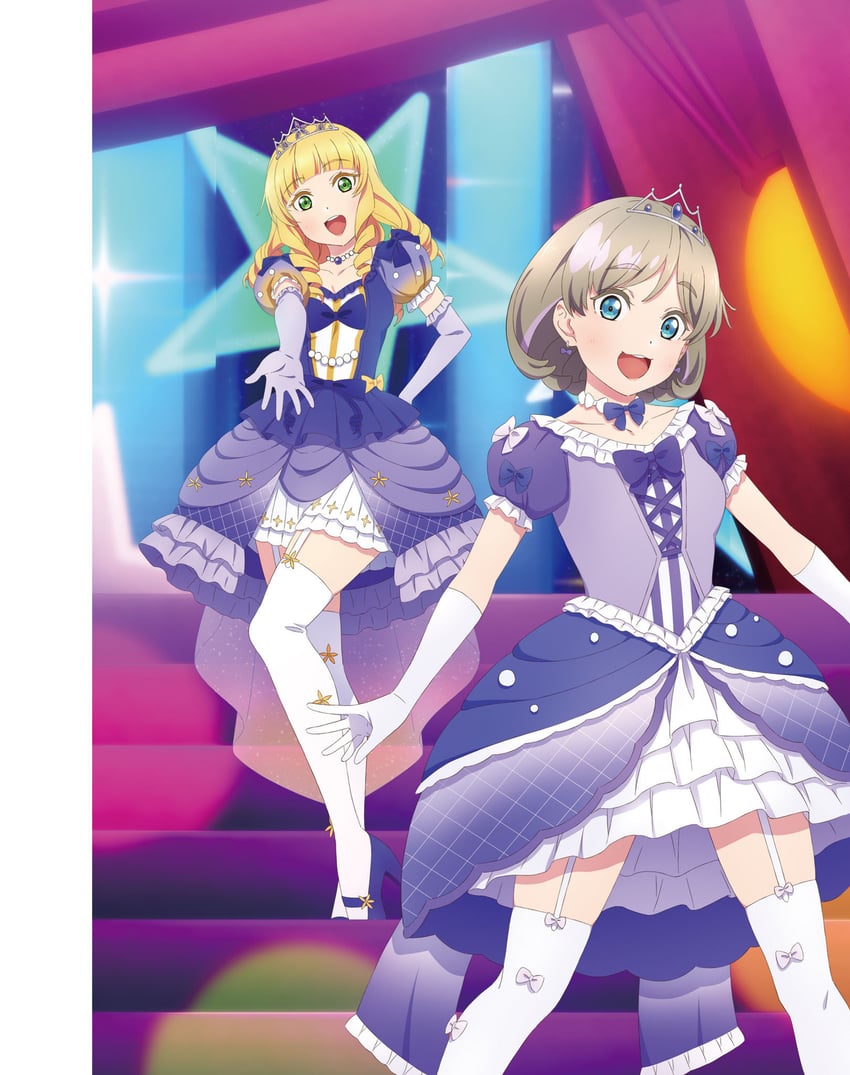 heanna sumire and tang keke (love live! and 1 more)