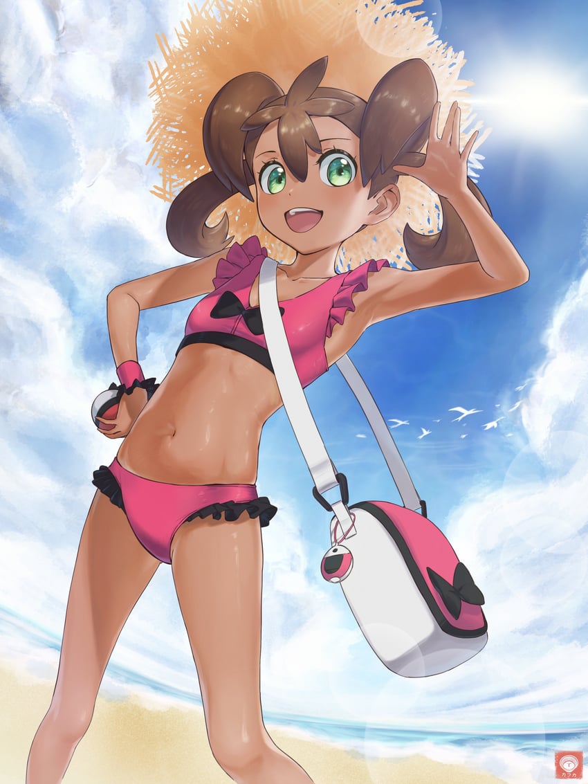 shauna (pokemon and 1 more) drawn by tororo_kafka