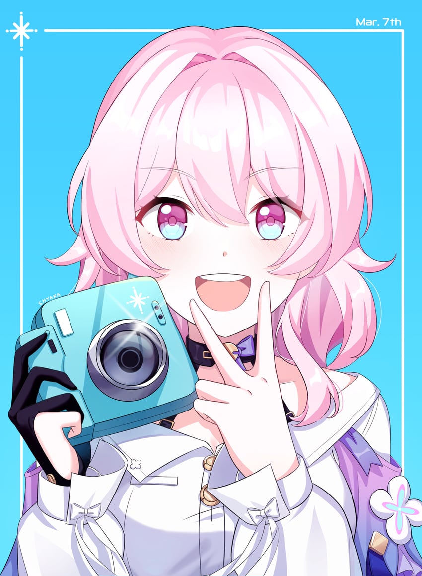march 7th (honkai and 1 more) drawn by shyaka