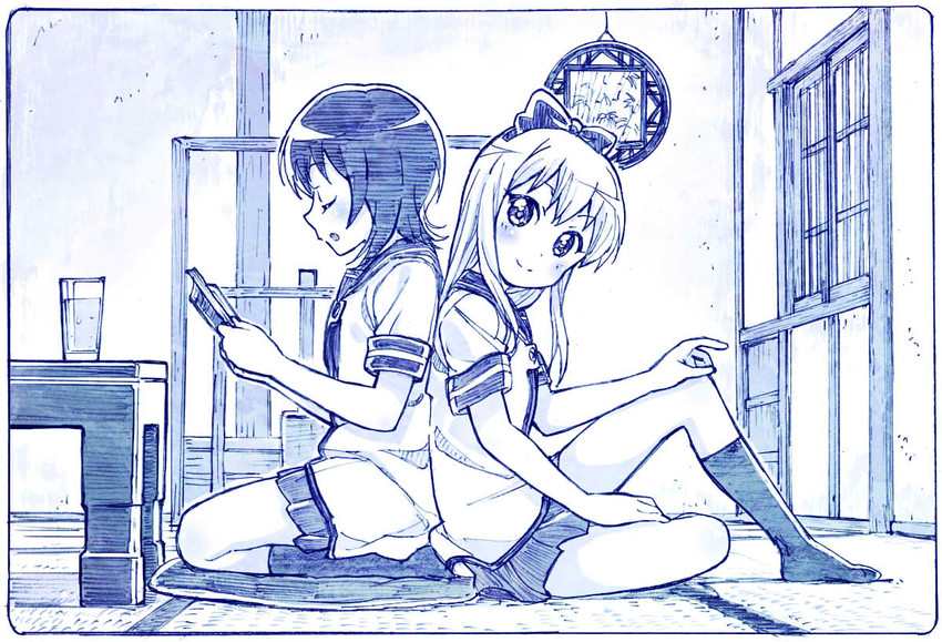 toshinou kyouko and funami yui (yuruyuri) drawn by sakino_shingetsu