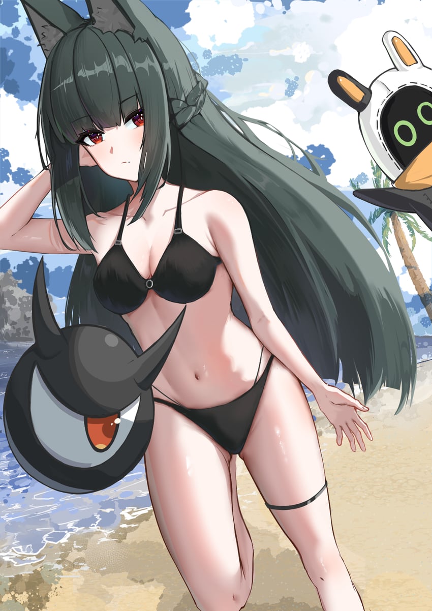 hoshimi miyabi, eous, and tailless (zenless zone zero) drawn by user_jzzz4874