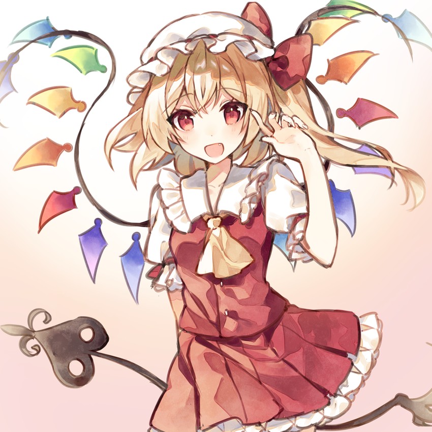 flandre scarlet (touhou) drawn by en_(shisui_no_utage)