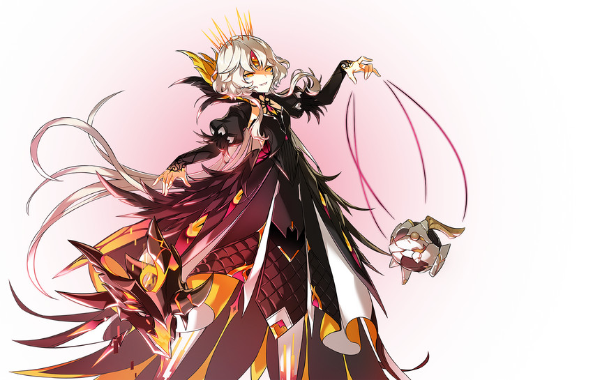 eve, remy, moby, and code: antithese (elsword) drawn by hwansang