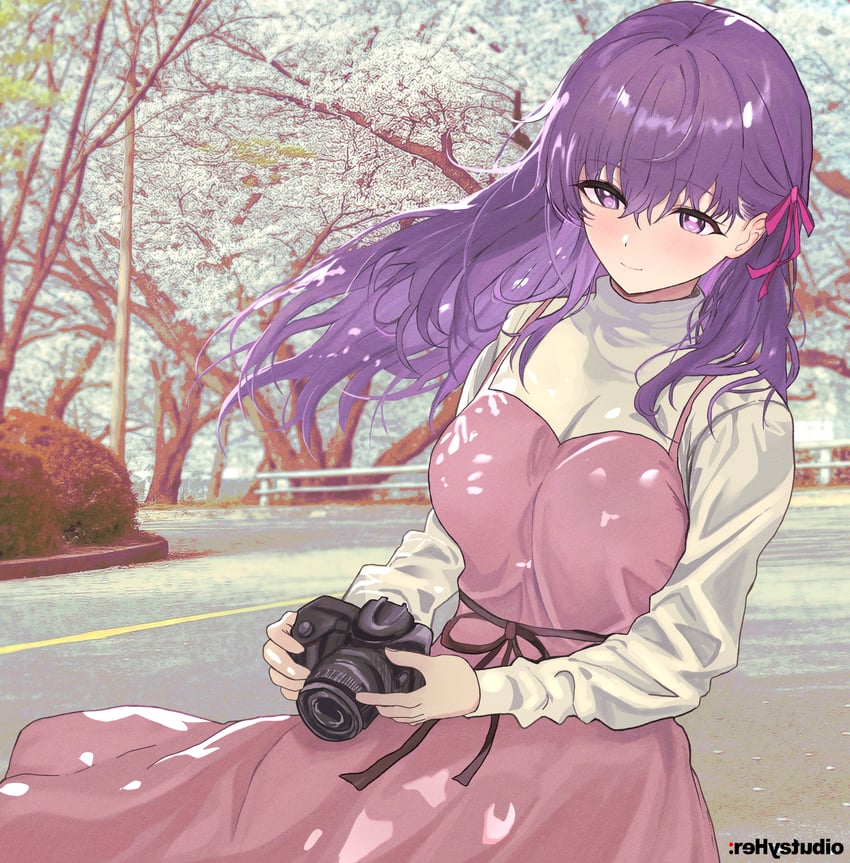 matou sakura (fate and 1 more) drawn by rehystudio