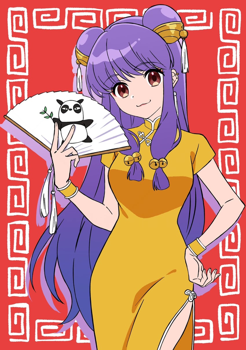 shampoo and saotome genma (ranma 1/2) drawn by haruru_(dontacocon)