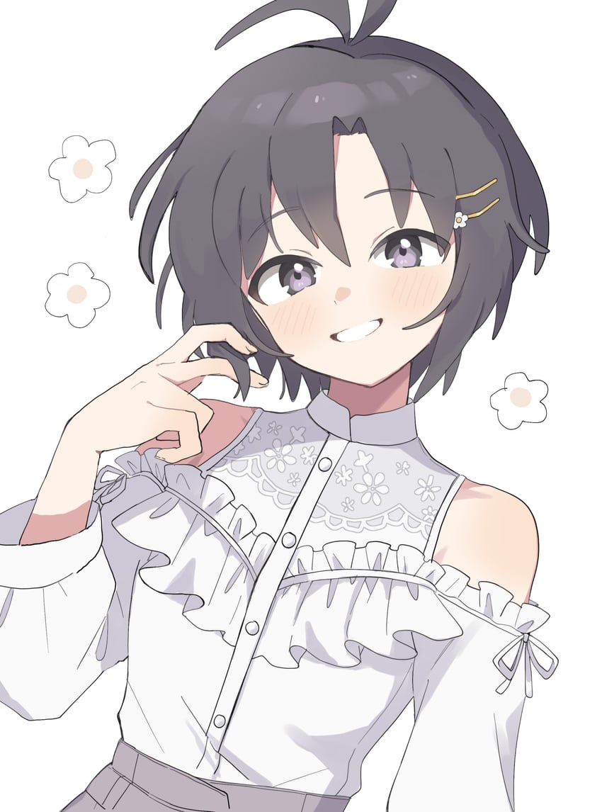 kikuchi makoto (idolmaster and 2 more) drawn by pnt_0202